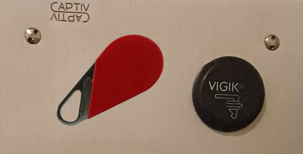 Badge et lecteur Vigik