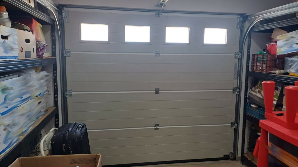 Dépannage porte de garage Vue intérieure
