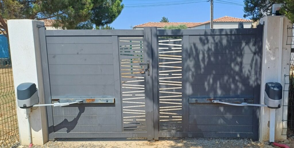 Motorisation de portail vue int