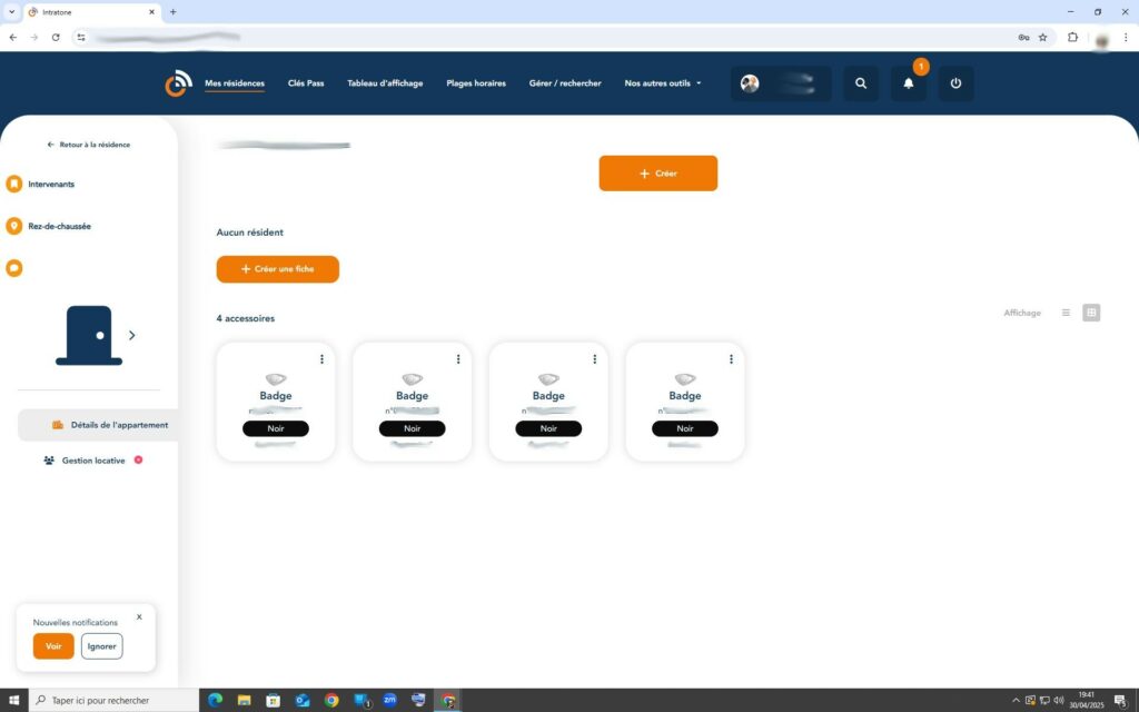 Badges centrale Vigik