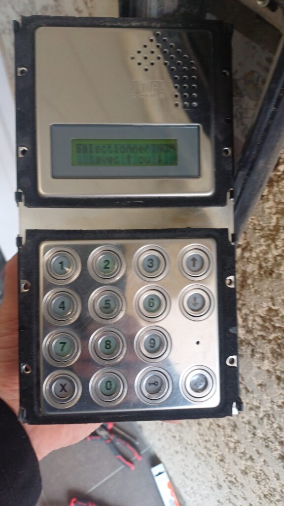 Interphone de copropriété