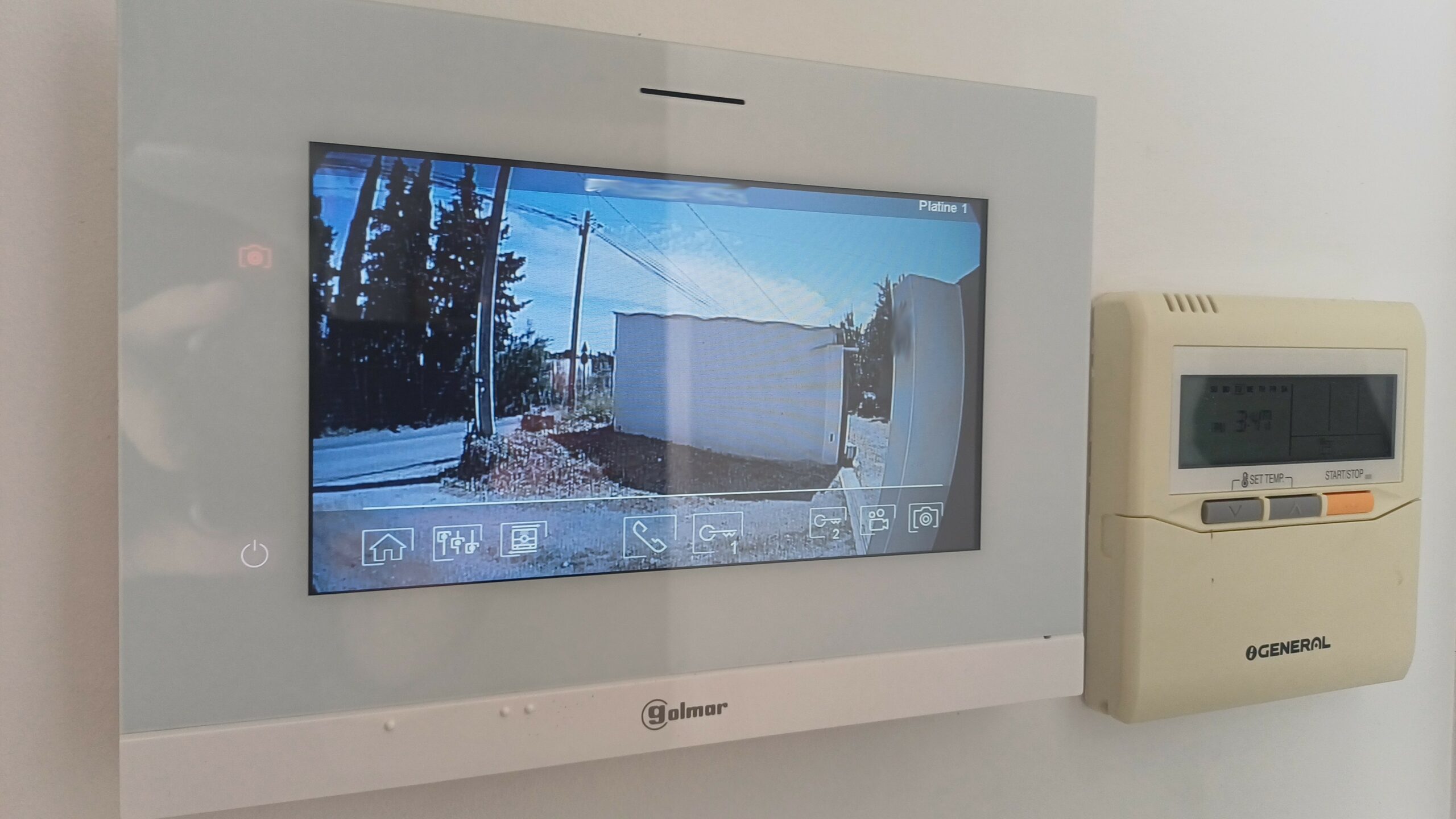 Visiophone mains libres