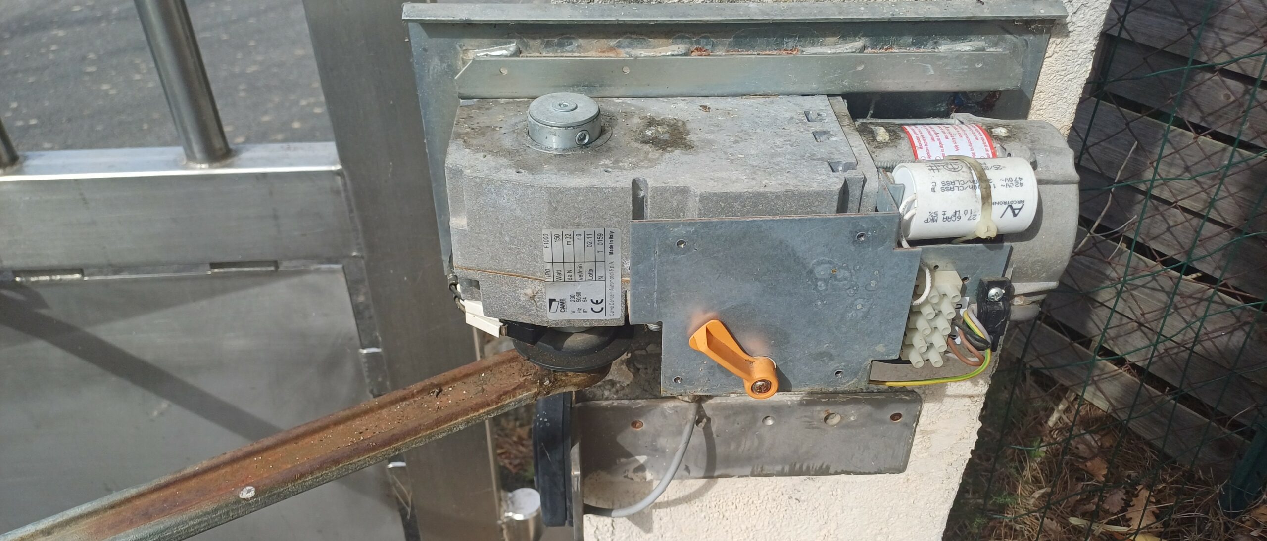 Dépannage moteur de portail