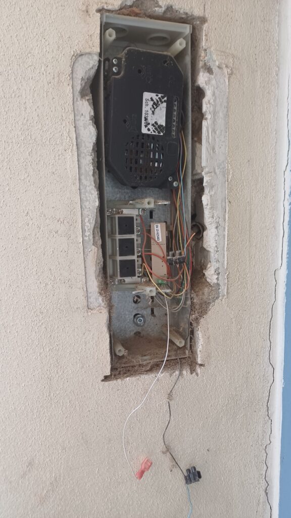 Interphone d'immeuble