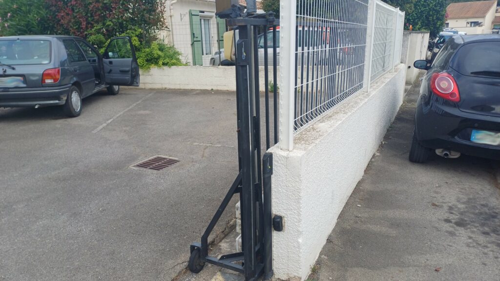 Barre palpeuse de portail