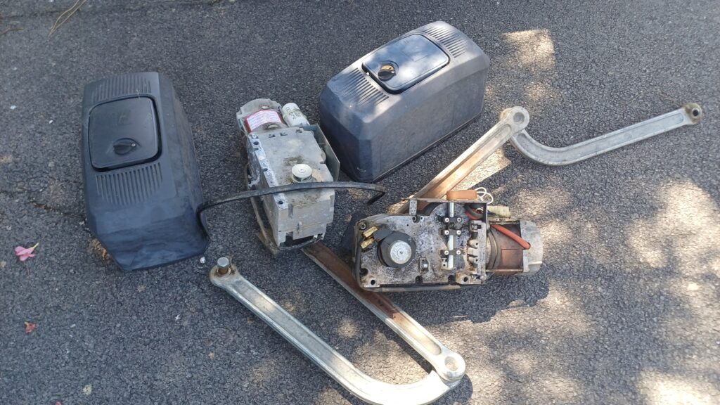 Motorisation de portail battant