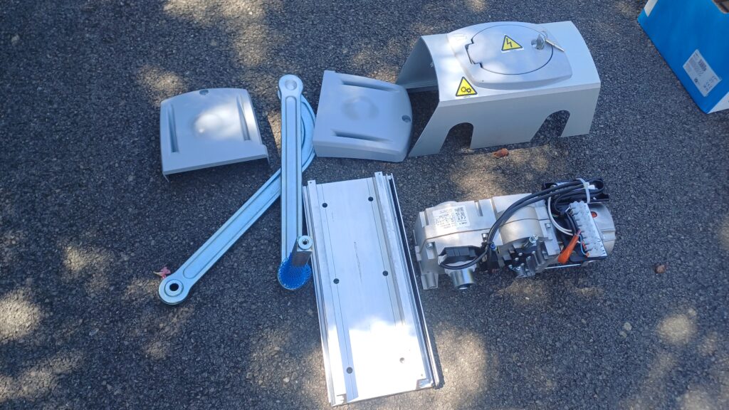 Motorisation de portail battant