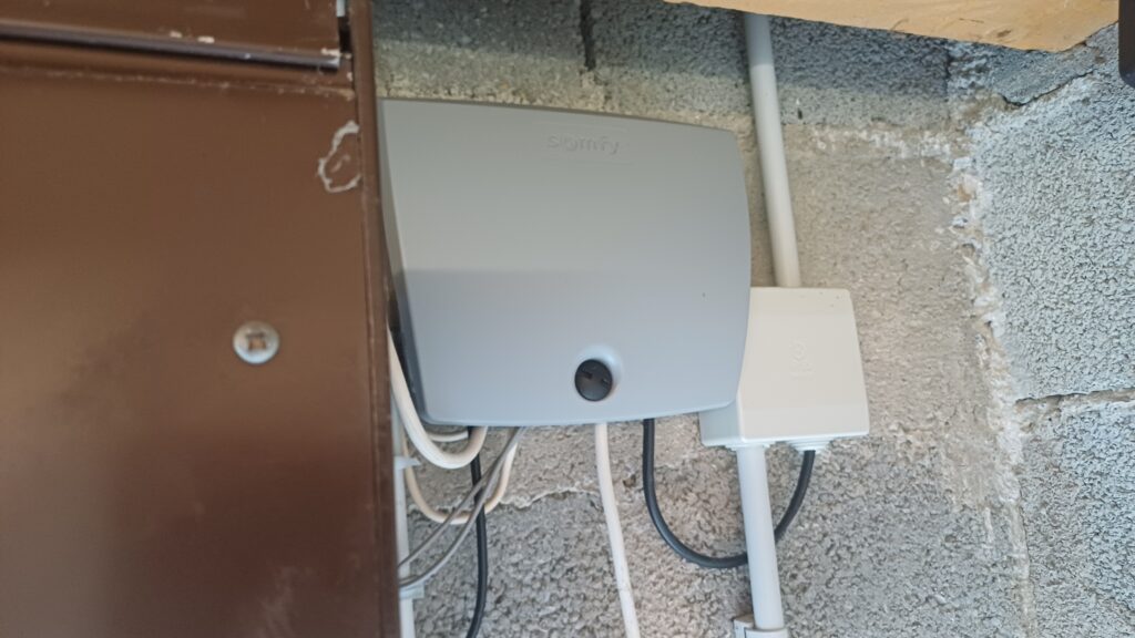 Volet roulant de garage en panne