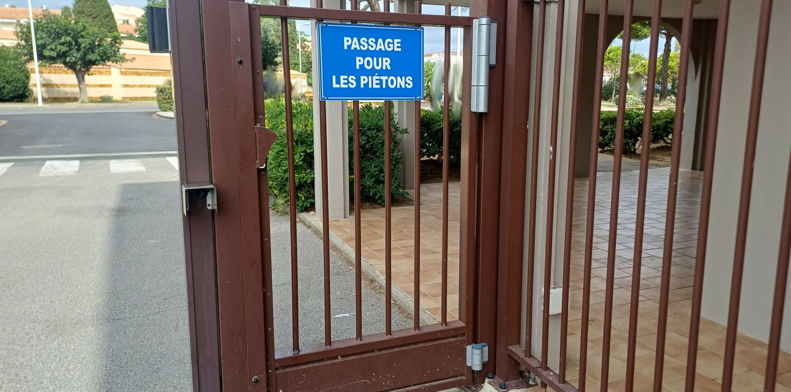 Réparation d'un portillon