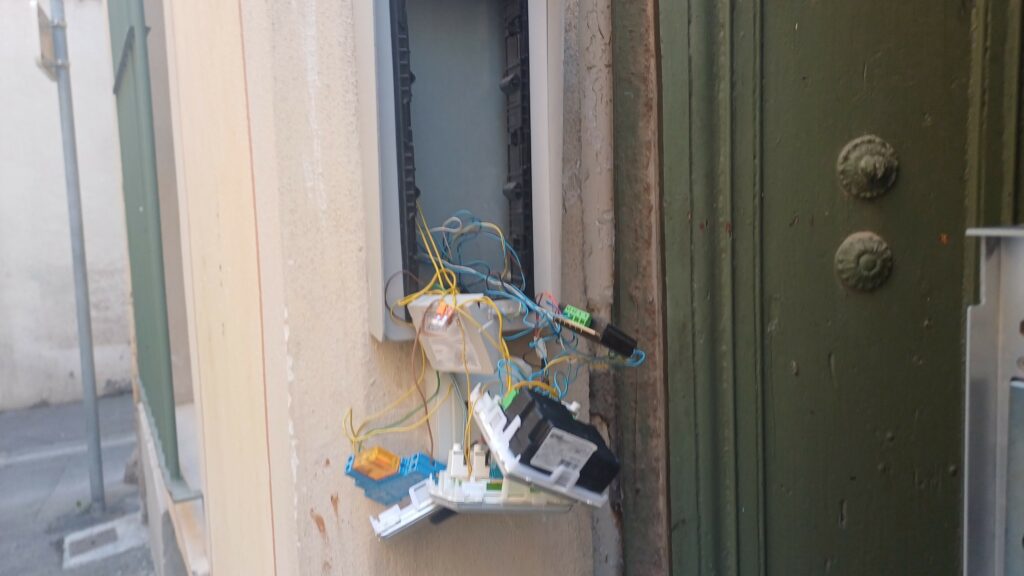 Dépannage d'un interphone