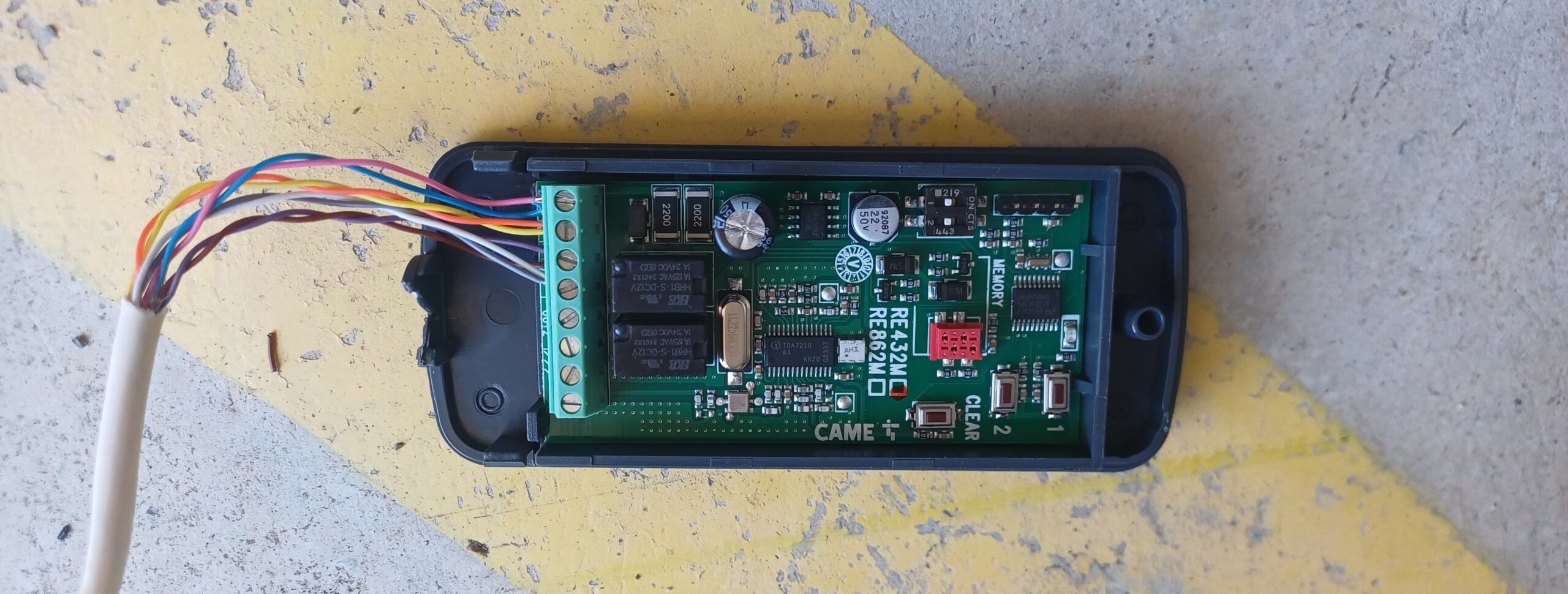 Récepteur radio de portail