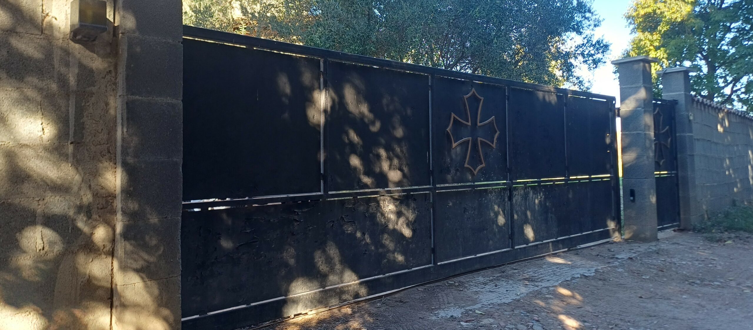 Portail coulissant en panne