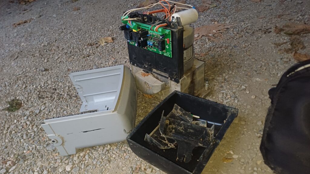 Motorisation de portail coulissant