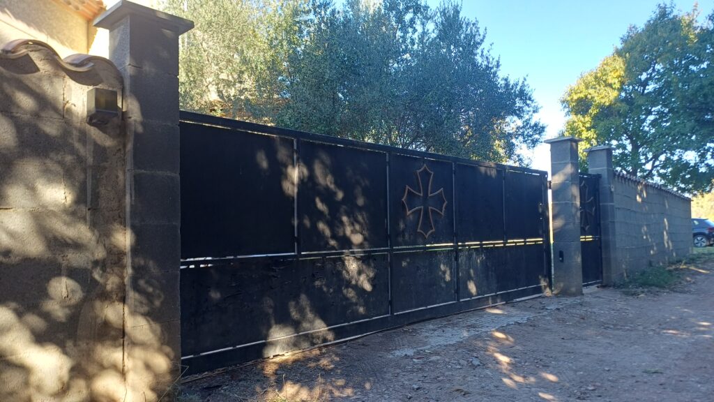 Portail coulissant en panne