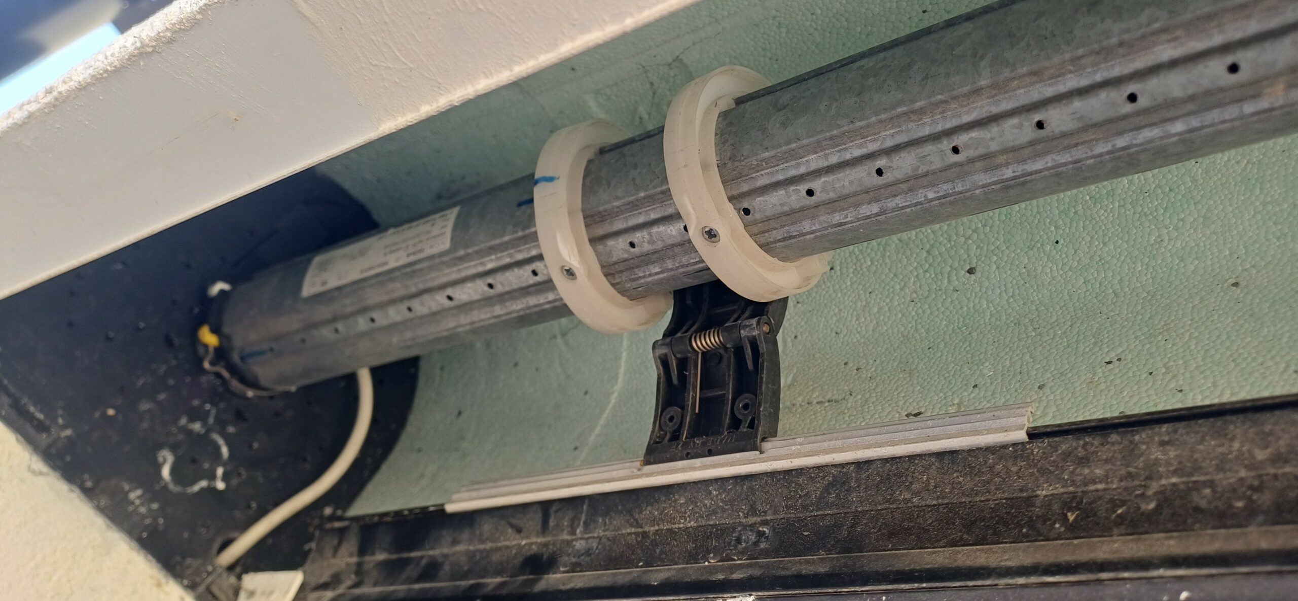 Volet roulant en panne