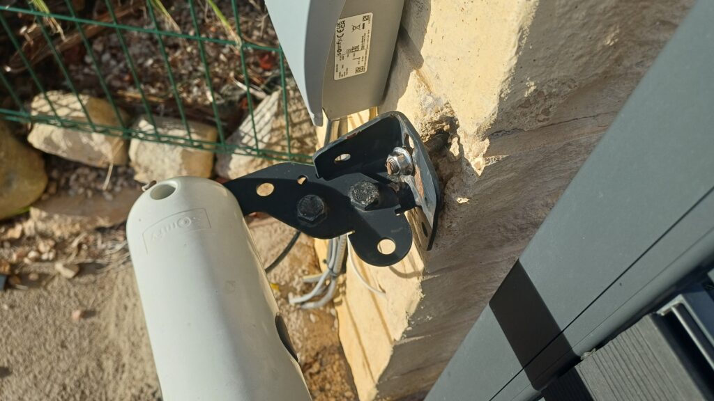 Portail deux battants en panne