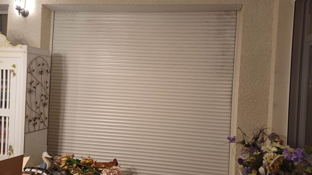 Volet roulant en panne