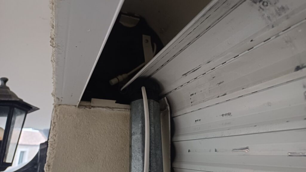 Volet roulant en panne