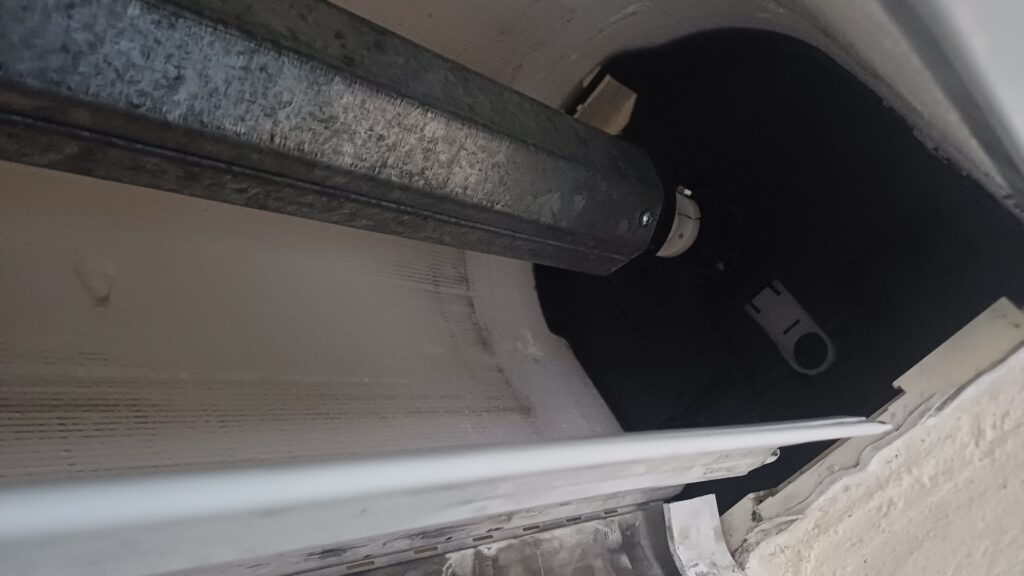 Volet roulant en panne