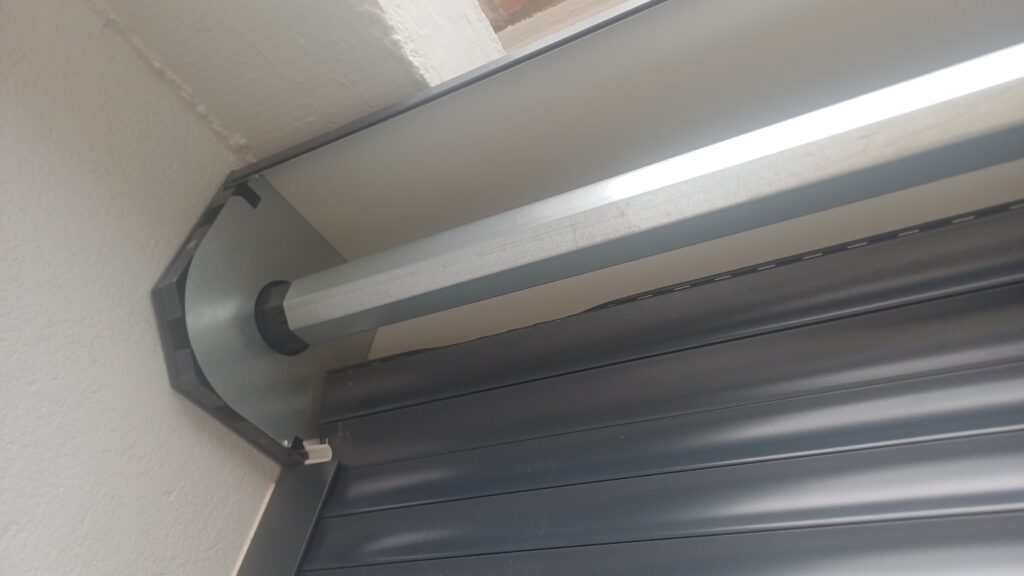 Volet roulant en panne