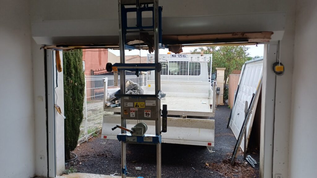 Porte de garage enroulable