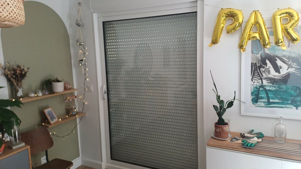 Volet roulant en panne