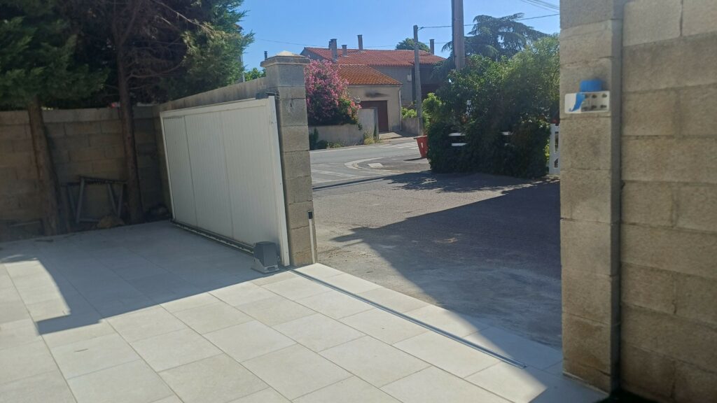 Pose d'un portail