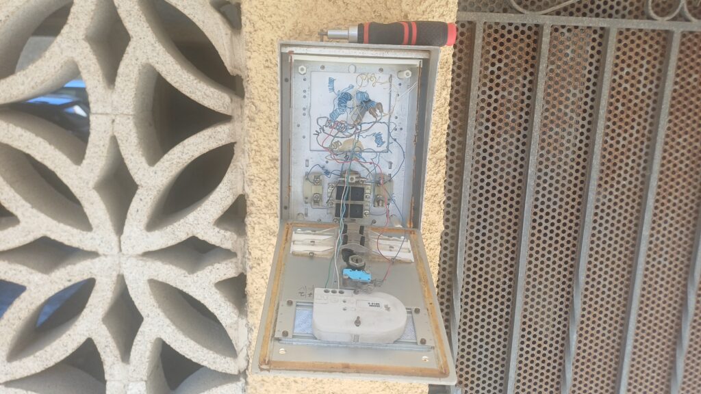 Réparation d'un interphone