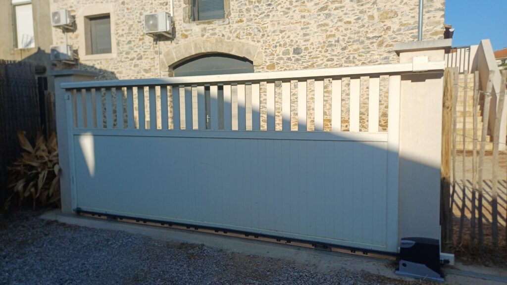 Réparation d'un portail motorisé