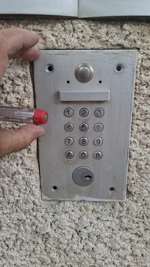 Remplacement d'un digicode