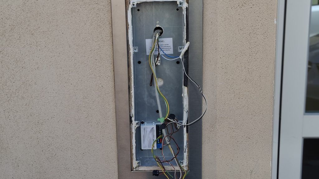 Réparation d'un interphone