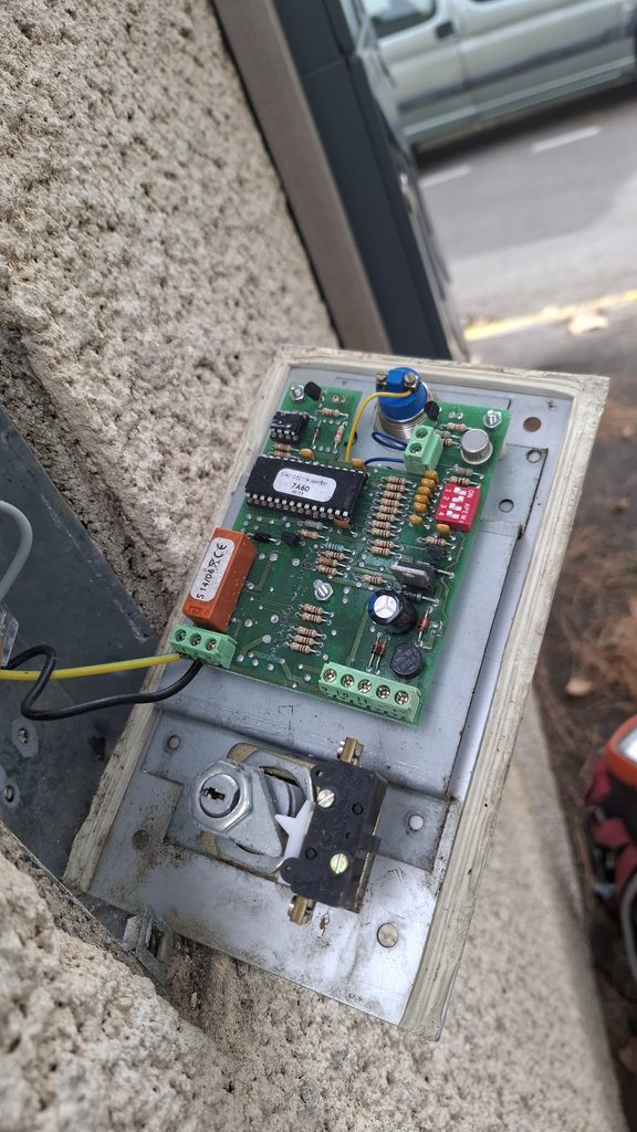Remplacement d'un digicode