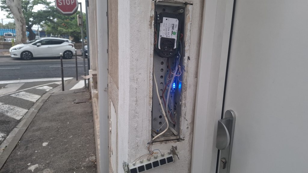 Réparation d'un interphone