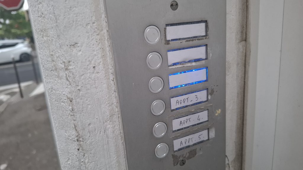 Réparation d'un interphone